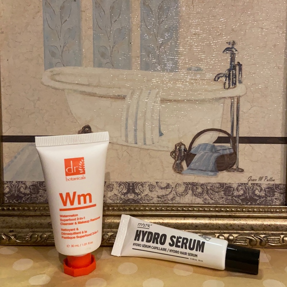 NEW Dr. Botanicals Wm Cleanser & Mistik Hair Serum